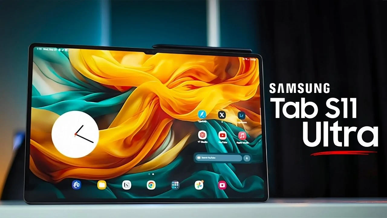 Samsung Galaxy S11 Ultra Tab 2025 with AMOLED display, Snapdragon 8 Gen 3, and S Pen support