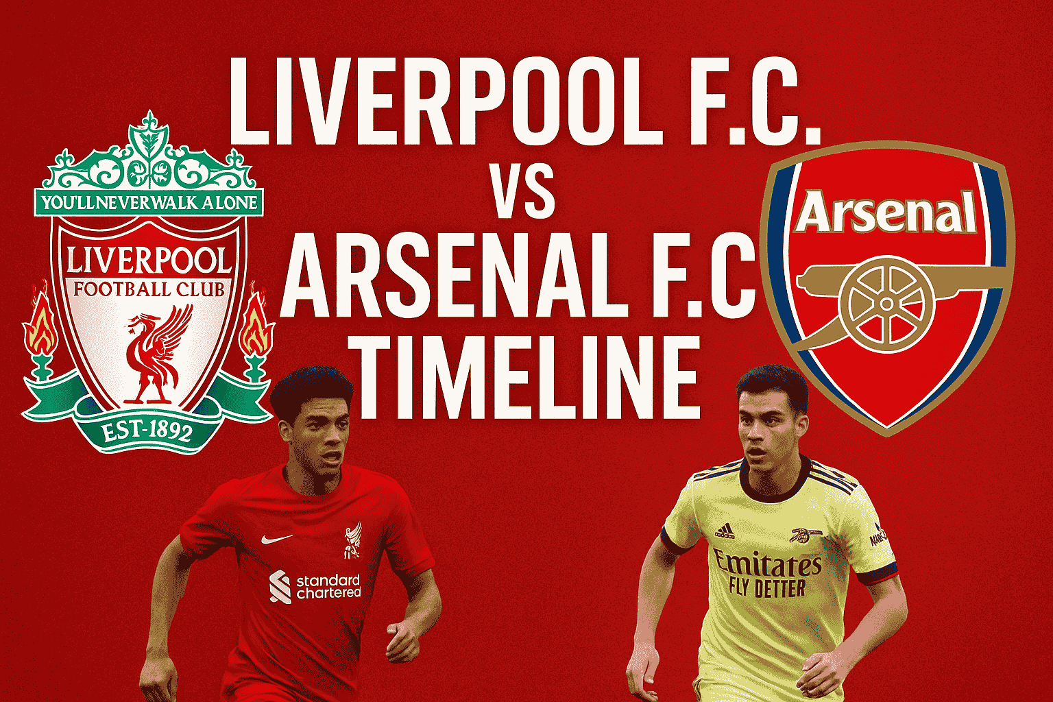 Liverpool F.C. vs Arsenal F.C. timeline – historic rivalry highlights from early clashes to modern Premier League encounters at Anfield and the Emirates