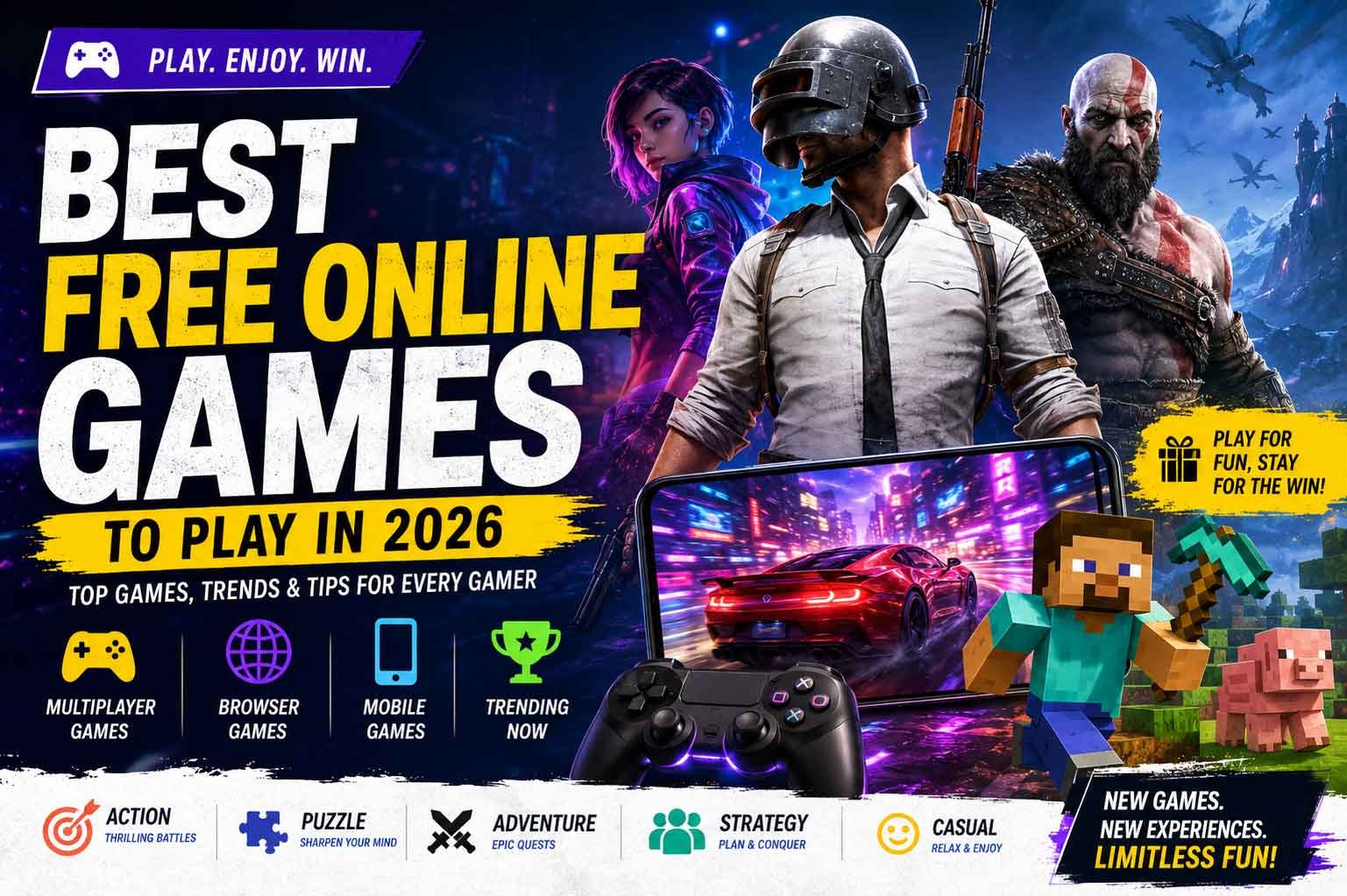 Best Free Online Games to Play in 2026: Top Trending Browser & Mobile Games