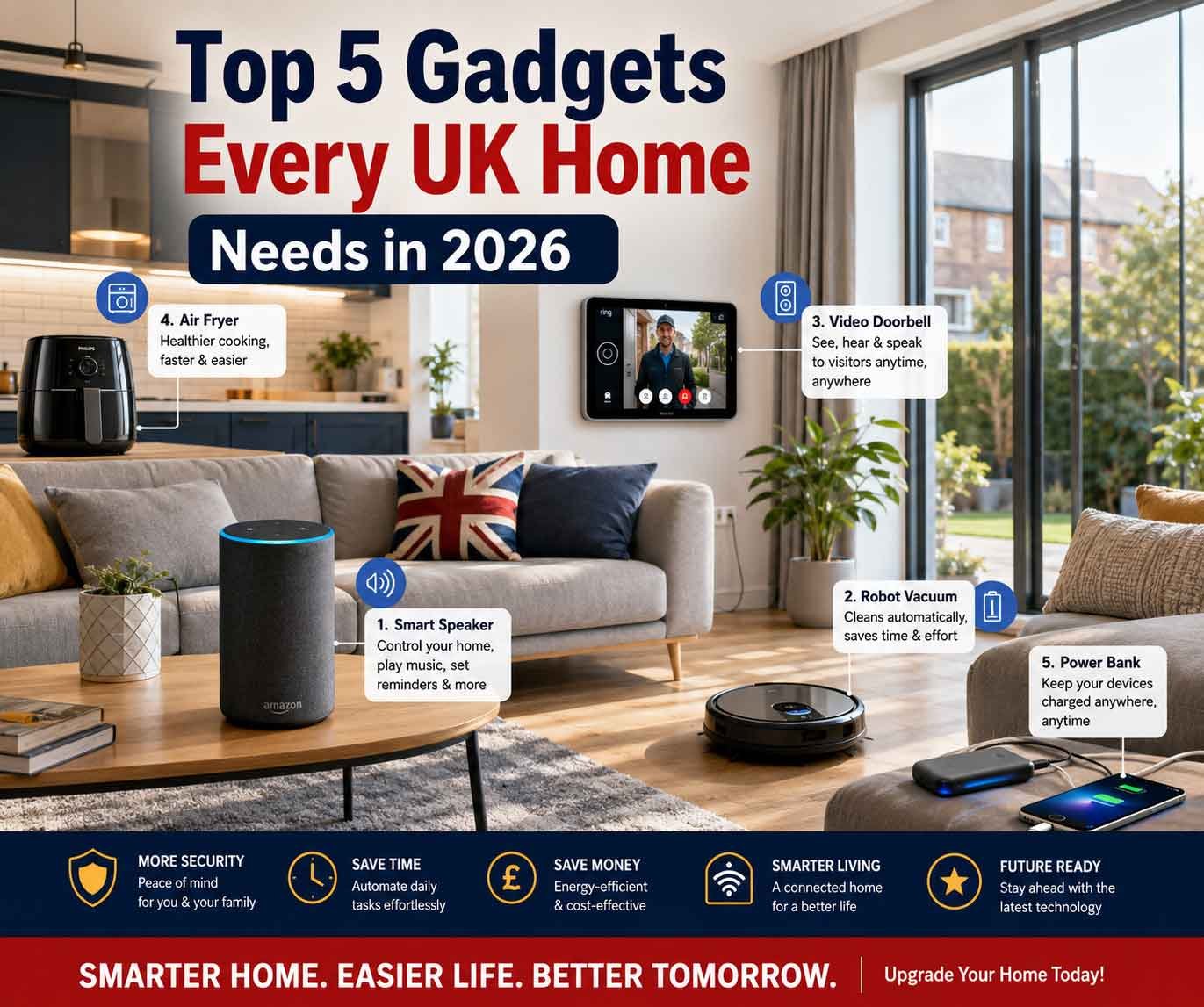 Top 5 Gadgets Every UK Home Needs in 2026