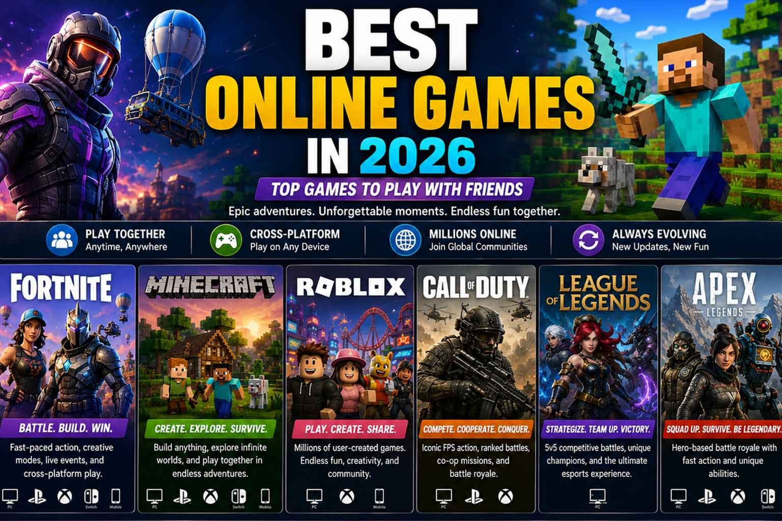 Best Online Games in 2026: Top Games to Play With Friends