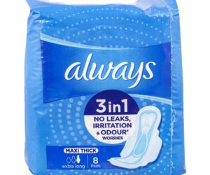 Always Maxi Thick Extra Long Pads, 8pcs