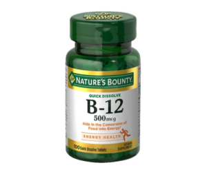 Nature's Bounty B-12 500 MCG Tab 100's