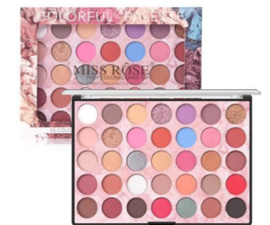 Miss Rose 35 Colors High Gloss And Matte Eye Shadow