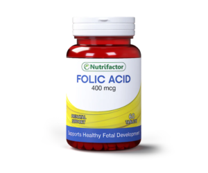 Nutrifactor Folic Acid 400mcg Tab 60's