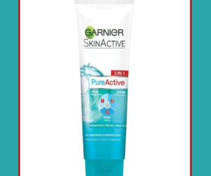 Garnier Pure Active 3 in 1 Clay Face Wash 100ml