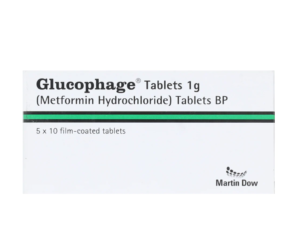 Glucophage Tab 1 GM 5x10's