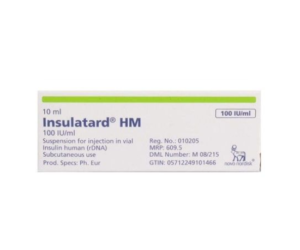 Insulatard HM Inj 100 IU 1 Vialx10 ml