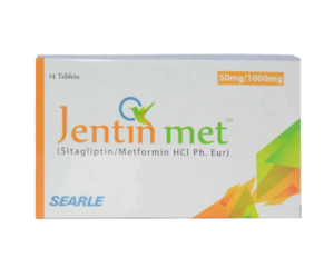Jentin Met 50/1000 MG Tab 14's