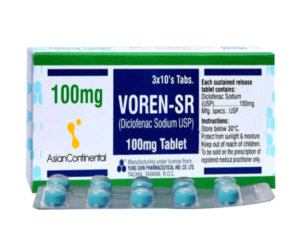 Voren SR 100mg Tab 30's