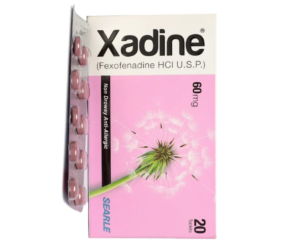 Xadine Tab 60 MG 20's